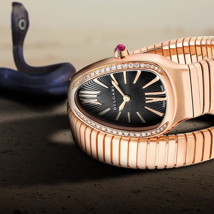 BVLGARI Serpenti Gold Watch - ساعت مچی