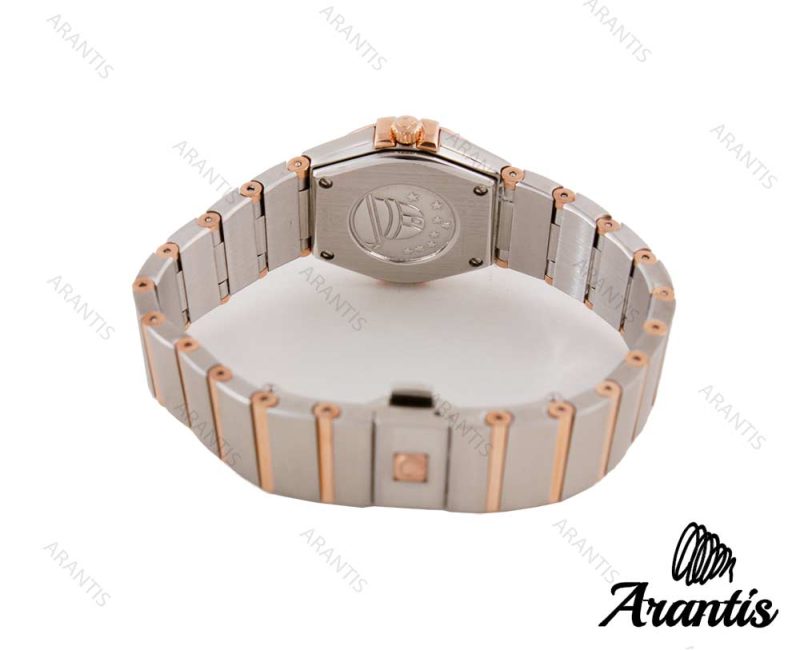 ساعت امگا کانسلیشن زنانه رزگلد سیلور نگین دارw-6704