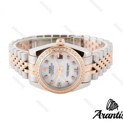 ساعت مچی رولکس دیت جاست زنانه مدیوم w-6433