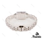 ساعت DW زنانه مستطیلی سیلور صفحه سفید صدفی w-3065
