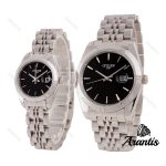 ساعت ست سیتیزن سیلور صفحه مشکی s-5565