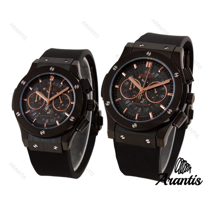 هابلوت ست سه موتوره مشکی صفحه اسکلتون s-2575