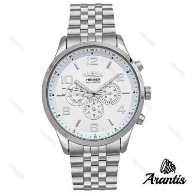 الکسا A0073 پریمیر مردانه استیل صفحه سفید