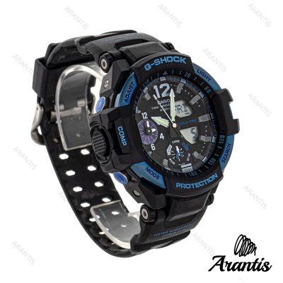 ساعت جیشاک GA-1100 مردانه آبی مشکی