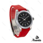 ساعت مردانه رولکس DateJust 2 بند رابر قرمز