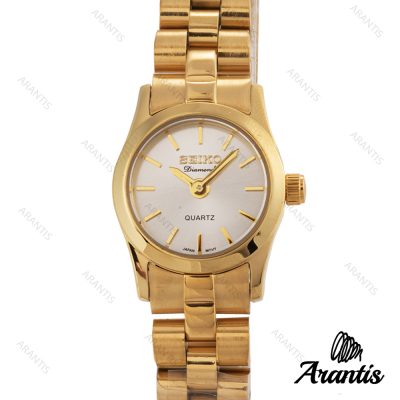 ساعت زنانه سیکو Diamond طلایی w-10202