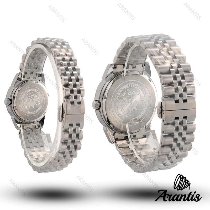 ساعت ست سیکو Diamond سیلور صفحه طوسی s-10188