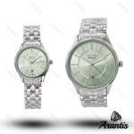 ساعت ست سیکو Diamond سیلور صفحه سبز s-10193