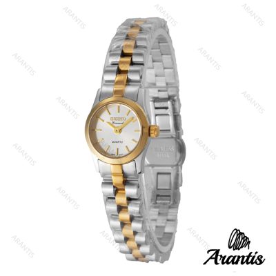 ساعت زنانه سیکو Diamond سیلور طلایی w-10195