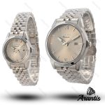 ساعت ست سیکو Diamond سیلور صفحه طوسی s-10188