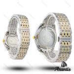 ساعت ست سیتیزن diamond سیلور طلایی صفحه قهوه ای s-10218
