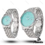 ساعت ست سیتیزن diamond نقره ای صفحه تیفانی s-10221