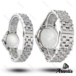 ساعت ست رومانسون diamond بدنه سیلور صفحه نقره ای s-10209