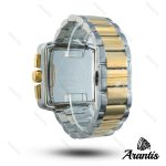 ساعت مردانه الگانس diamond سیلور طلایی صفحه سبز s-10243