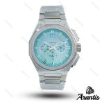 ساعت مردانه الگانس diamond سیلور صفحه تیفانی m-10232