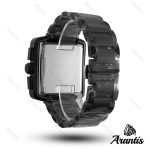ساعت مردانه الگانس diamond تمام مشکی صفحه مستطیل s-10240