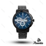 ساعت مردانه الگانس diamond مشکی صفحه سورمه ای m-10237