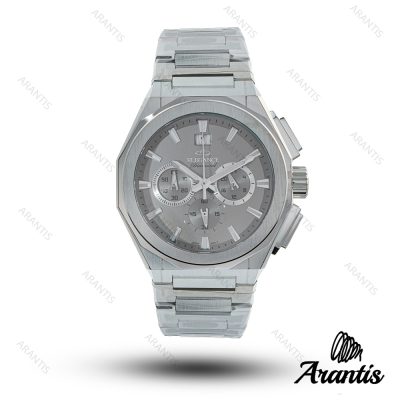 ساعت مردانه الگانس diamond فول سیلور m-10235