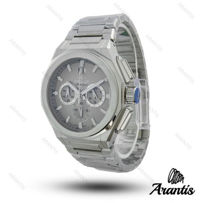 ساعت مردانه الگانس diamond فول سیلور m-10235