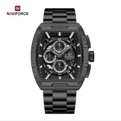 ساعت مچی اورجینال نیوی فورس Nf8066 تمام مشکی مدل m-10360