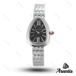 ساعت بولگاری زنانه ماری سیلور صفحه مشکی نگین دار w-10285