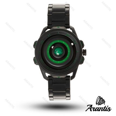 ساعت مچی دنیل گورمن  DANIEL GORMAN مشکی سبز مدل m-10291