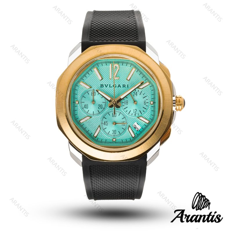 2-1 ساعت بولگاری مردانه کرنوگراف octo finissimo اکتو فینیسیمو تیفانی m-10303