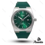 ساعت تیسوت پاورماتیک PRX مردانه استیل بند رابر سبز m-10453