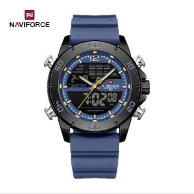 ساعت نیوی فورس مدل NF9253 سورمه ای بدنه مشکی مدل m-10393