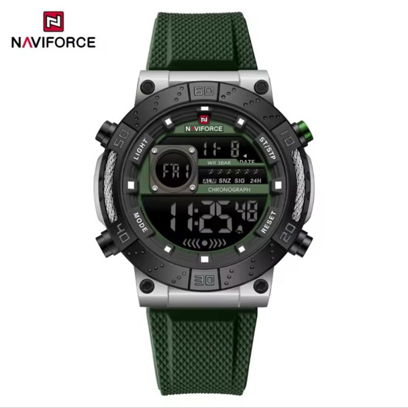 ساعت مچی مردانه نیوی فورس NF9241 مشکی بند سبز مدل m-10421