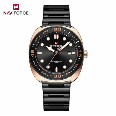 ساعت مچی مردانه نیوی فورس NF 9250 مشکی رزگلد مدل m-10443