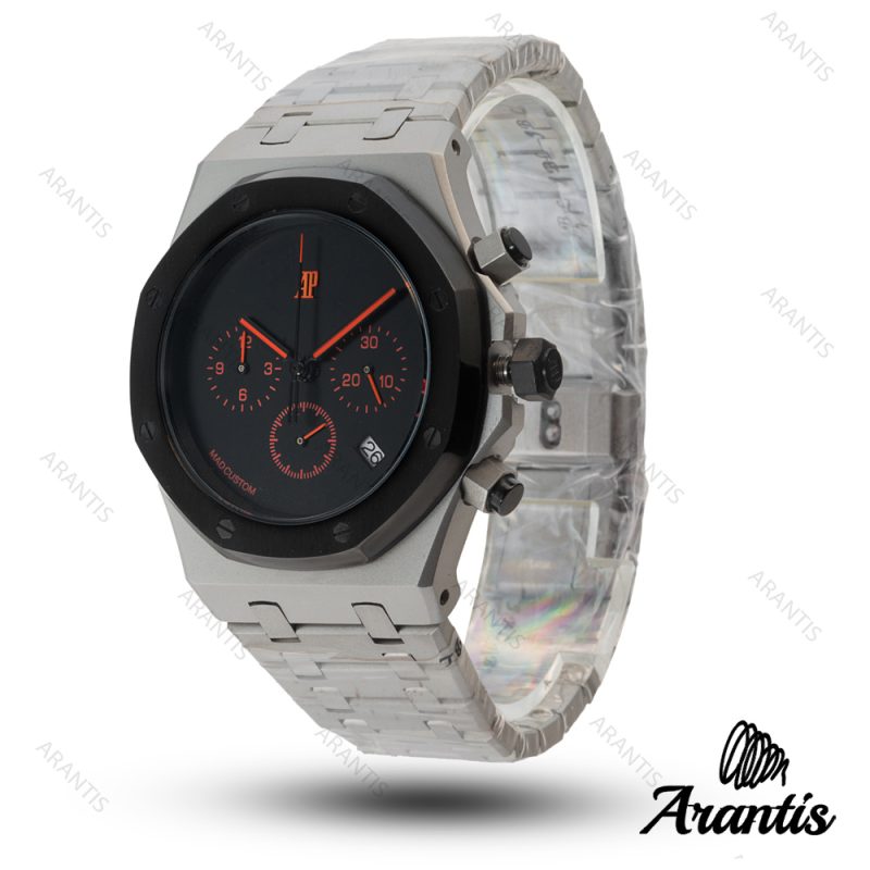 ساعت اودمار پیگه Audemars Piguet مردانه سیلور مشکی مدل m-10608
