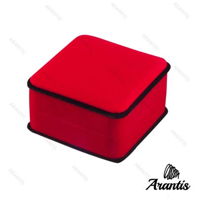 خرید جعبه چوبی رویه مخمل ساعت قرمز b-10618