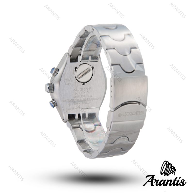 ساعت مچی سواچ کرنو تمام استیل صفحه مشکی مدل w-10672